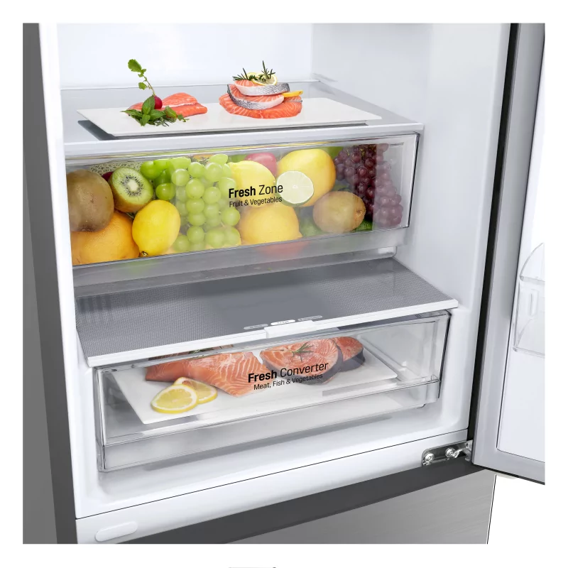 Kontrolsat - LG GBP62PZNBC Fridge Freezer (384L - Class B - Silver)