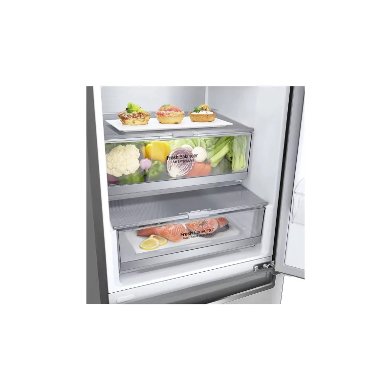 Kontrolsat - LG GBB92STBAP 384L Combined Fridge Stainless Steel No Frost Wi-Fi