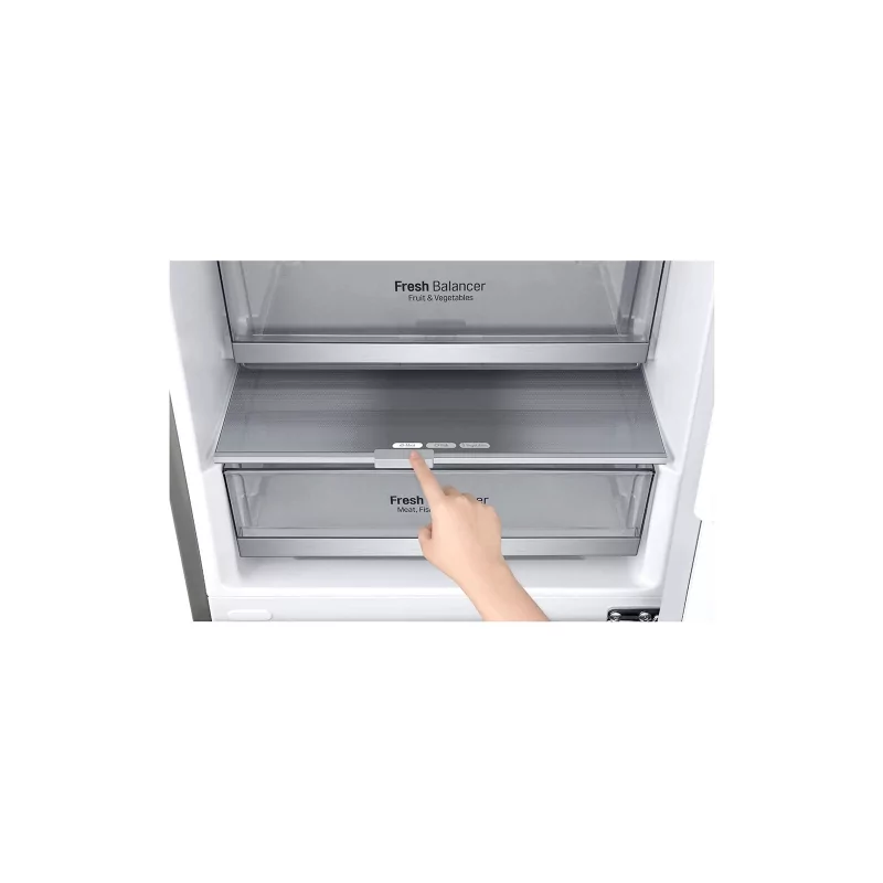 Kontrolsat - LG GBB92STBAP 384L Combined Fridge Stainless Steel No Frost Wi-Fi