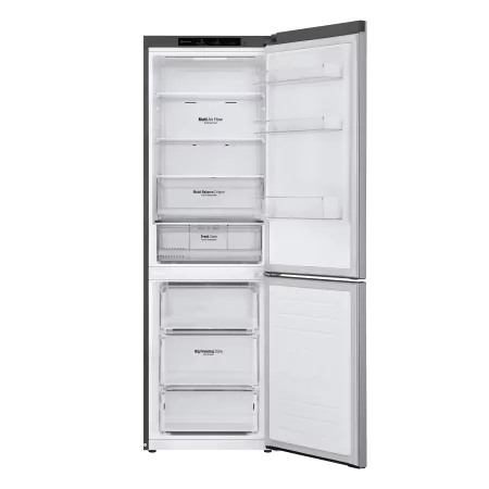 Kontrolsat - LG GBB61PZJMN Fridge Freezer (341L - Class E - Silver) Kontrolsat - LG GBB61PZJMN Fridge Freezer (341L - Class E - Silver)