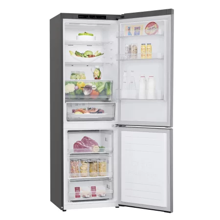 Kontrolsat - LG GBB61PZJMN Fridge Freezer (341L - Class E - Silver) Kontrolsat - LG GBB61PZJMN Fridge Freezer (341L - Class E - Silver)