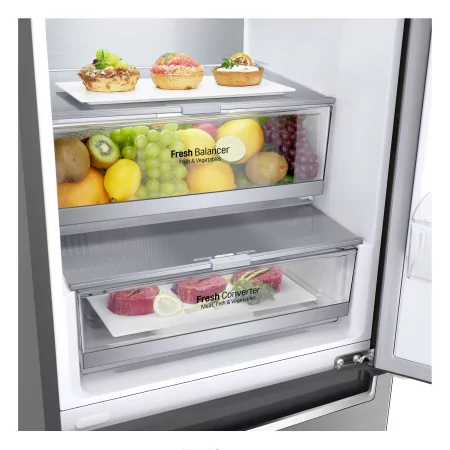 Kontrolsat - Frigorífico Combinado LG - GBB71PZUGN - 341L - (Inox / No Frost) Kontrolsat - Frigorífico Combinado LG - GBB71PZUGN - 341L - (Inox / No Frost)