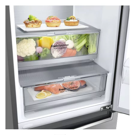Kontrolsat - Frigorífico Combinado LG - GBB71PZUGN - 341L - (Inox / No Frost) Kontrolsat - Frigorífico Combinado LG - GBB71PZUGN - 341L - (Inox / No Frost)