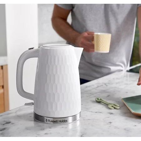 Kontrolsat - Russell Hobbs Kettle - Honeycomb White - 1.7L