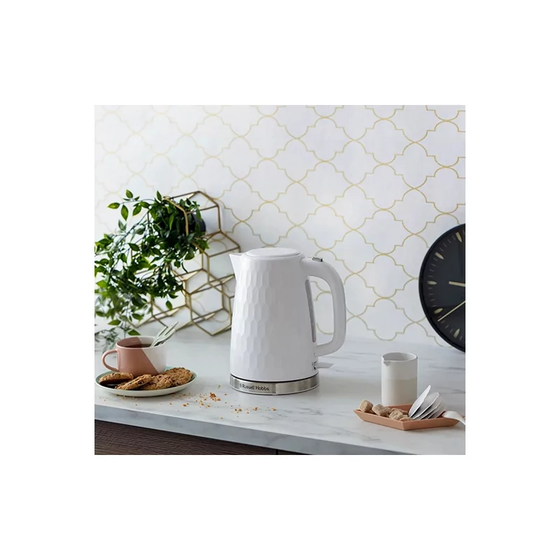 Kontrolsat - Jarro Eléctrico Russell Hobbs - Honeycomb Branco - 1,7L