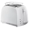Tostadora para 2 Fatias Honeycomb White - Russell Hobbs