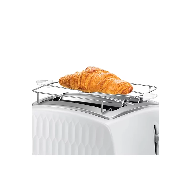 Kontrolsat - Torradeira para 2 Fatias Honeycomb White - Russell Hobbs