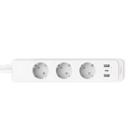 Kontrolsat - Tapo TP-Link Smart Socket Extension - Smart Wi-Fi Power Strip 3 Schuko 10A Sockets + USB/USB-C White Kontrolsat - Tapo TP-Link Smart Socket Extension - Smart Wi-Fi Power Strip 3 Schuko 10A Sockets + USB/USB-C White