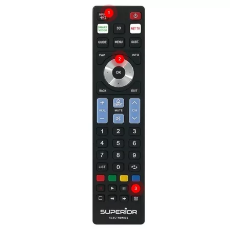 Kontrolsat - Superior Electronics Ready5 Remote - LG / Samsung / Sony / Philips / Panasonic Kontrolsat - Superior Electronics Ready5 Remote - LG / Samsung / Sony / Philips / Panasonic