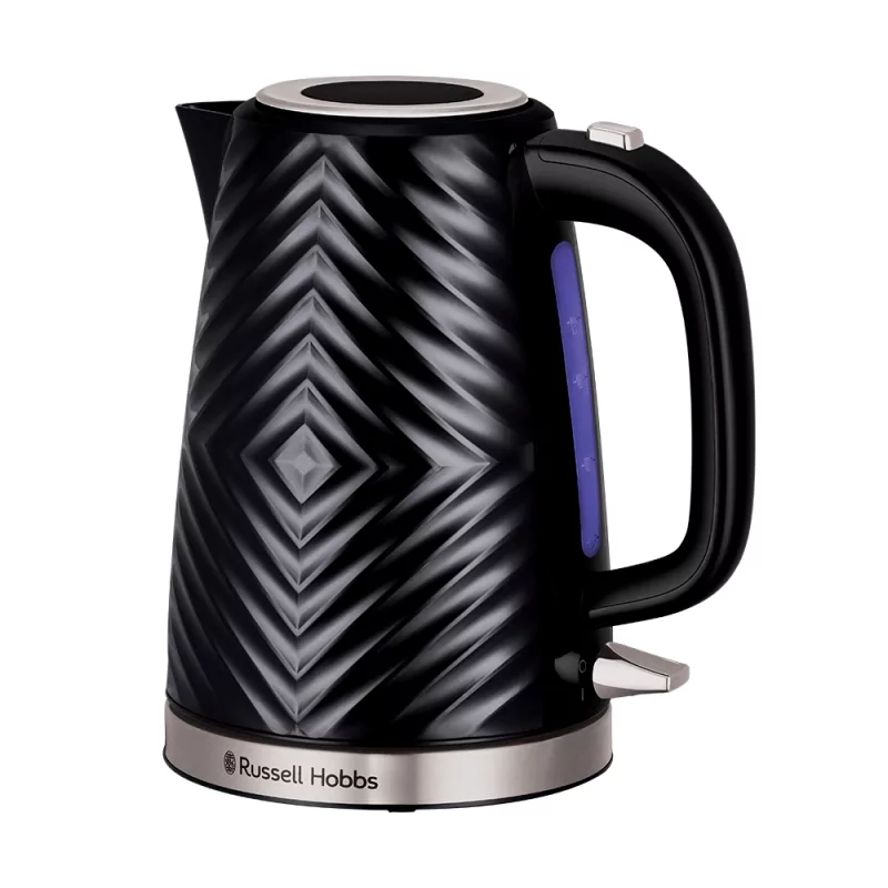Kontrolsat - Russell Hobbs Kettle - Groove Black - 1.7L Kontrolsat - Russell Hobbs Kettle - Groove Black - 1.7L