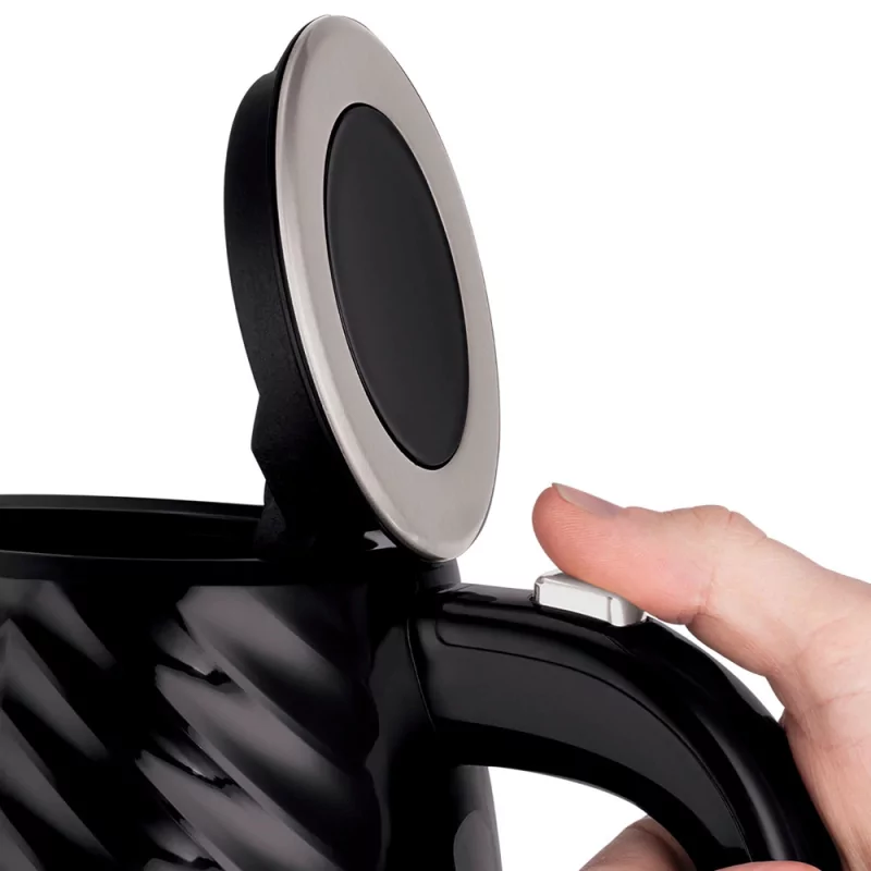 Kontrolsat - Russell Hobbs Kettle - Groove Black - 1.7L