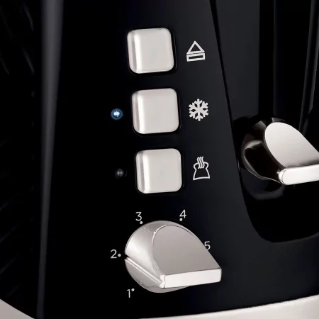 Kontrolsat - Russell Hobbs Toaster - Groove Black - 2 Slices - 26390-56 Kontrolsat - Russell Hobbs Toaster - Groove Black - 2 Slices - 26390-56