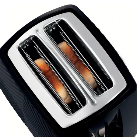 Kontrolsat - Russell Hobbs Toaster - Groove Black - 2 Slices - 26390-56 Kontrolsat - Russell Hobbs Toaster - Groove Black - 2 Slices - 26390-56