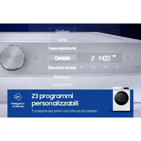 Kontrolsat - Máquina Lavar Roupa Samsung WW11BB744DGW (11kg - 1400rpm - Classe A) Kontrolsat - Máquina Lavar Roupa Samsung WW11BB744DGW (11kg - 1400rpm - Classe A)