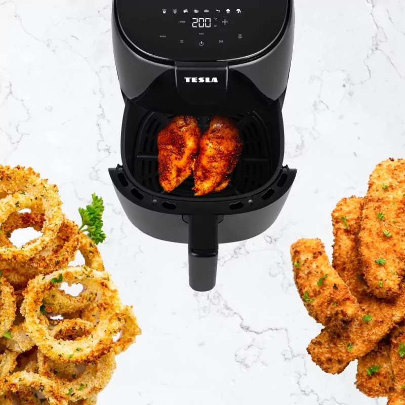 Kontrolsat - Tesla AirCook Air Fryer Q40 - 4 Litros - Preto