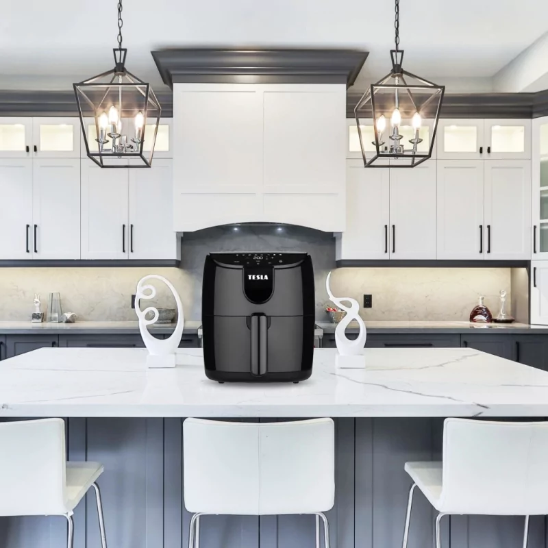 Kontrolsat - Tesla AirCook Air Fryer Q40 - 4 Litros - Preto