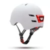 Capacete com luz LED forntal e traseira - Branco - Youin|Youin|8434127011960