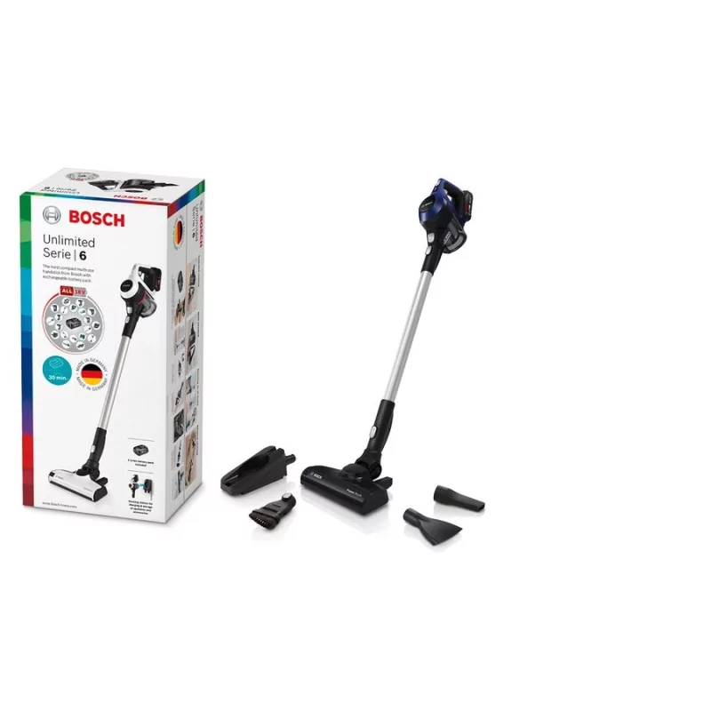 Kontrolsat - Bosch BBS611MAT Upright Vacuum Cleaner - 30 min - 18V