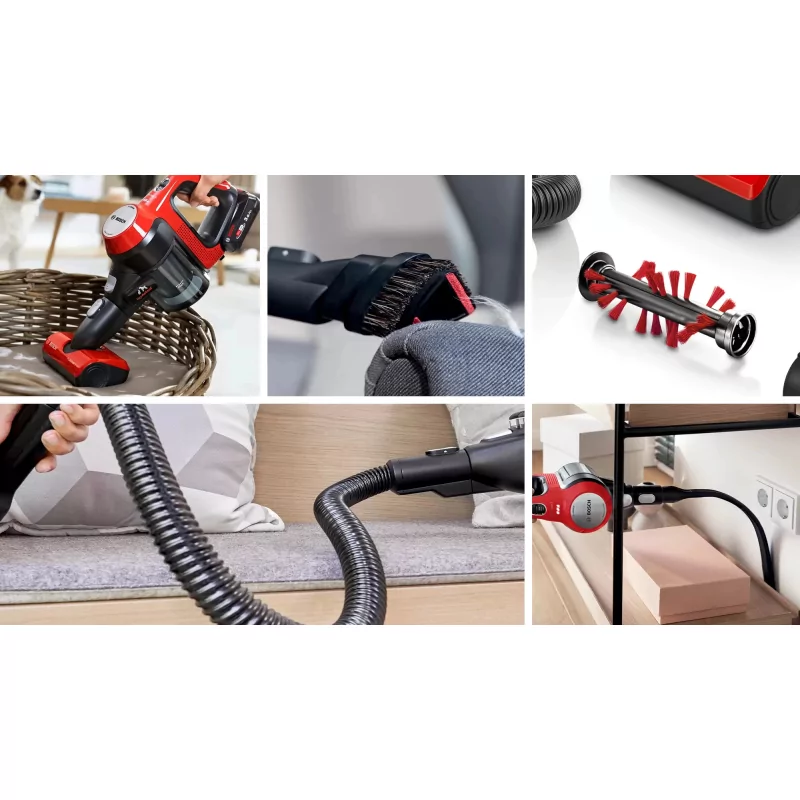 Kontrolsat - Upright vacuum cleaner Bosch BBS711ANM - 40 min - 18V
