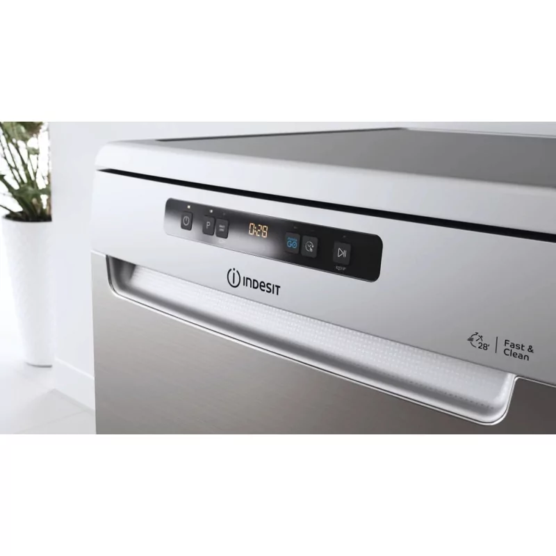 Kontrolsat - Indesit DFO3T133AF X Dishwasher (14 Place Settings - 60cm - Class D)