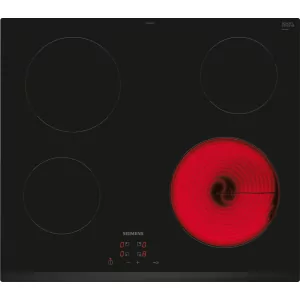 Kontrolsat - SIEMENS Vitroceramic Hob ET63RBEA8E (Electric - 59 cm - Black)