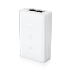 Kontrolsat - Injetor PoE Ubiquiti - 48VDC - 30W - 802.3at - Branco - U-POE-AT