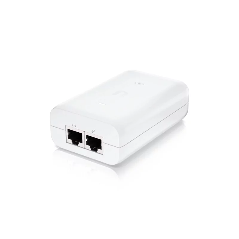 Kontrolsat - Ubiquiti PoE njector - 48VDC - 30W - 802.3at - White - U-POE-AT
