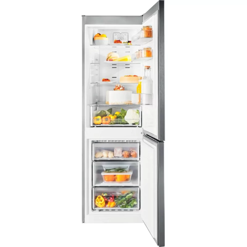 Kontrolsat - Indesit XIT8 T2E X Fridge Freezer (320L - Class E - Inox)