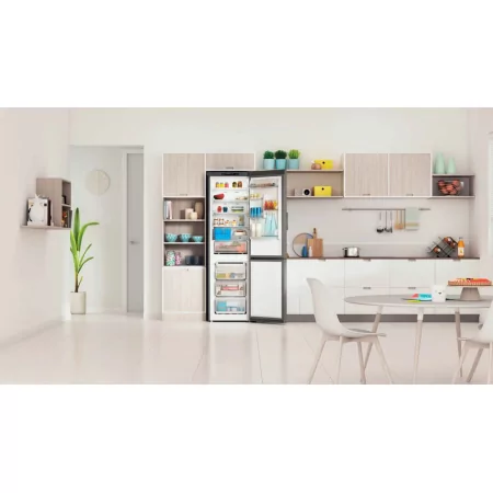 Kontrolsat - Indesit INFC9 TA23X Fridge Freezer (367L - Class D - Silver) Kontrolsat - Indesit INFC9 TA23X Fridge Freezer (367L - Class D - Silver)
