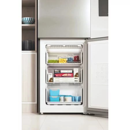 Kontrolsat - Indesit INFC9 TA23X Fridge Freezer (367L - Class D - Silver) Kontrolsat - Indesit INFC9 TA23X Fridge Freezer (367L - Class D - Silver)