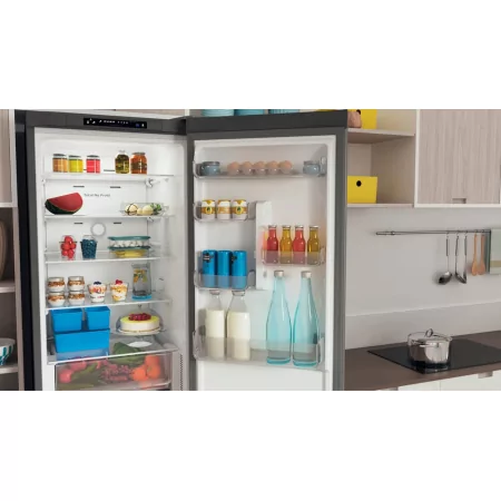 Kontrolsat - Indesit INFC9 TA23X Fridge Freezer (367L - Class D - Silver) Kontrolsat - Indesit INFC9 TA23X Fridge Freezer (367L - Class D - Silver)
