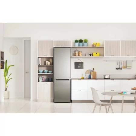 Kontrolsat - Combinado Indesit INFC9 TA23X (367L - Classe D - Prateado) Kontrolsat - Combinado Indesit INFC9 TA23X (367L - Classe D - Prateado)
