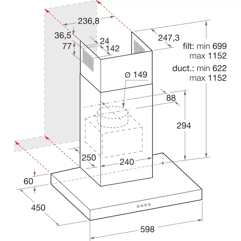 Kontrolsat - Indesit IHBS-6-5-LMX Chimney