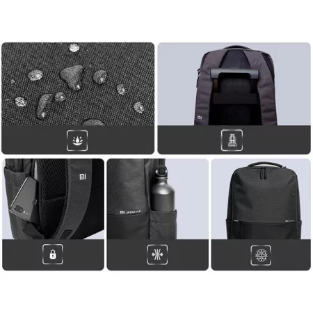 Kontrolsat - Mochila Xiaomi Commuter Backpack 21L - Cinza Escuro Kontrolsat - Mochila Xiaomi Commuter Backpack 21L - Cinza Escuro
