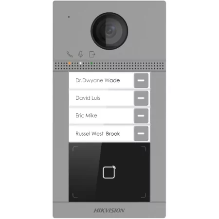 Kontrolsat - Video-Porteiro - IP - 4 Canais - Cámara 2 MPXs - DS-KV8413-WME1 Kontrolsat - Video-Porteiro - IP - 4 Canais - Cámara 2 MPXs - DS-KV8413-WME1