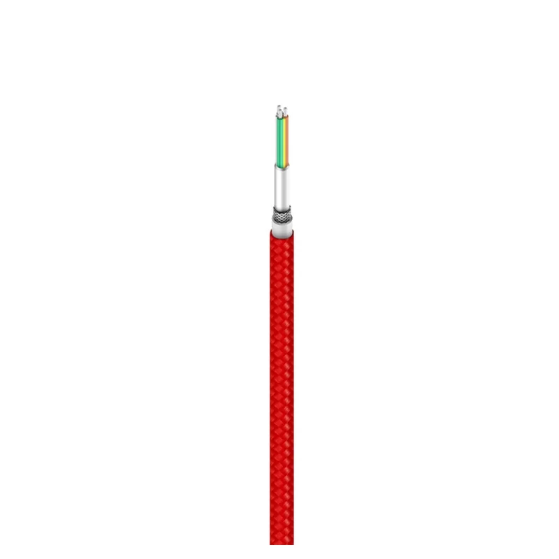 Kontrolsat - Cabo Xiaomi Mi USB-Tipo C Entrançado - 100cm - Vermelho