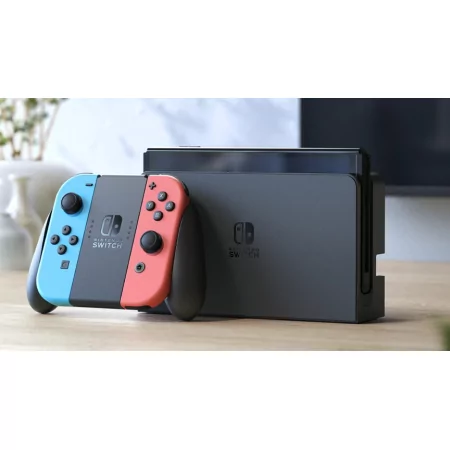 Kontrolsat - Consola Nintendo Switch - OLED - Azul & Vermelho