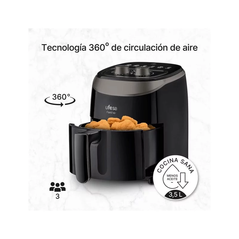Kontrolsat - Air Fryer Ufesa PANTHER - 3.5L - 1200W