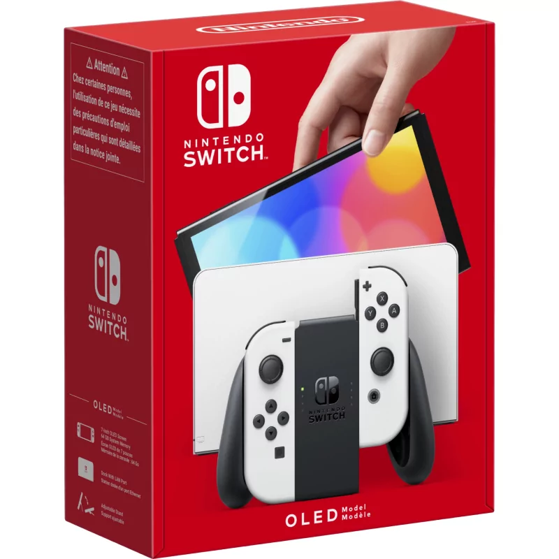 Kontrolsat - Consola Nintendo Switch - OLED - Branca Kontrolsat - Consola Nintendo Switch - OLED - Branca