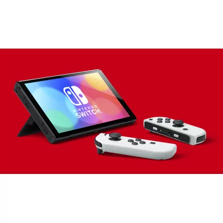 Kontrolsat - Nintendo Switch console - OLED - White Kontrolsat - Nintendo Switch console - OLED - White
