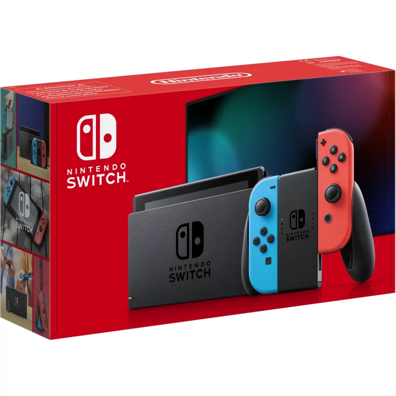 Kontrolsat - Consola Nintendo Switch V2 2019 - Azul & Vermelha Kontrolsat - Consola Nintendo Switch V2 2019 - Azul & Vermelha