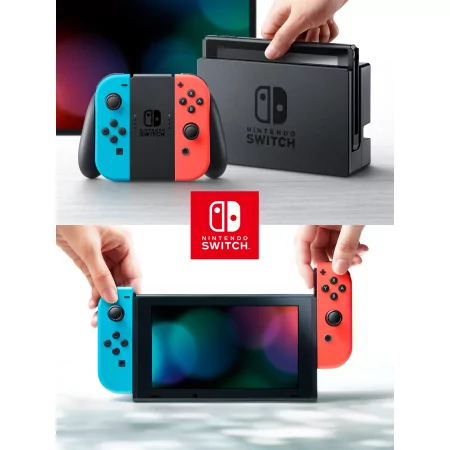 Kontrolsat - Consola Nintendo Switch V2 2019 - Azul & Vermelha Kontrolsat - Consola Nintendo Switch V2 2019 - Azul & Vermelha