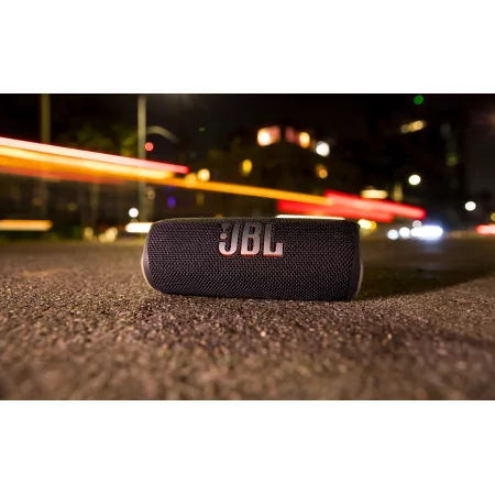 Kontrolsat - Coluna Portátil Bluetooth JBL - Flip 6 - 30W - Preta Kontrolsat - Coluna Portátil Bluetooth JBL - Flip 6 - 30W - Preta