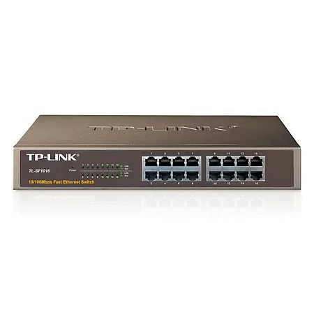 Switch TP-Link 16 Portas Rack - TL-SF1016 - 10/100Mbp