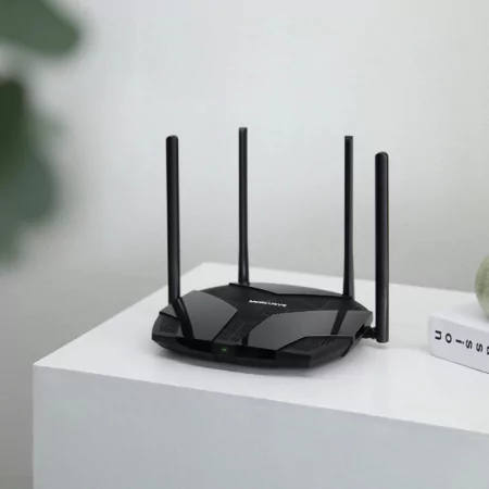 Kontrolsat - Mercusys Router - AX3000 - Dual-Band - Wi-Fi 6 - MR80X Kontrolsat - Mercusys Router - AX3000 - Dual-Band - Wi-Fi 6 - MR80X