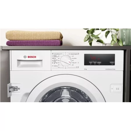 Kontrolsat - Bosch Built-in Washing Machine - 8Kg - 1400RPM - White Kontrolsat - Bosch Built-in Washing Machine - 8Kg - 1400RPM - White
