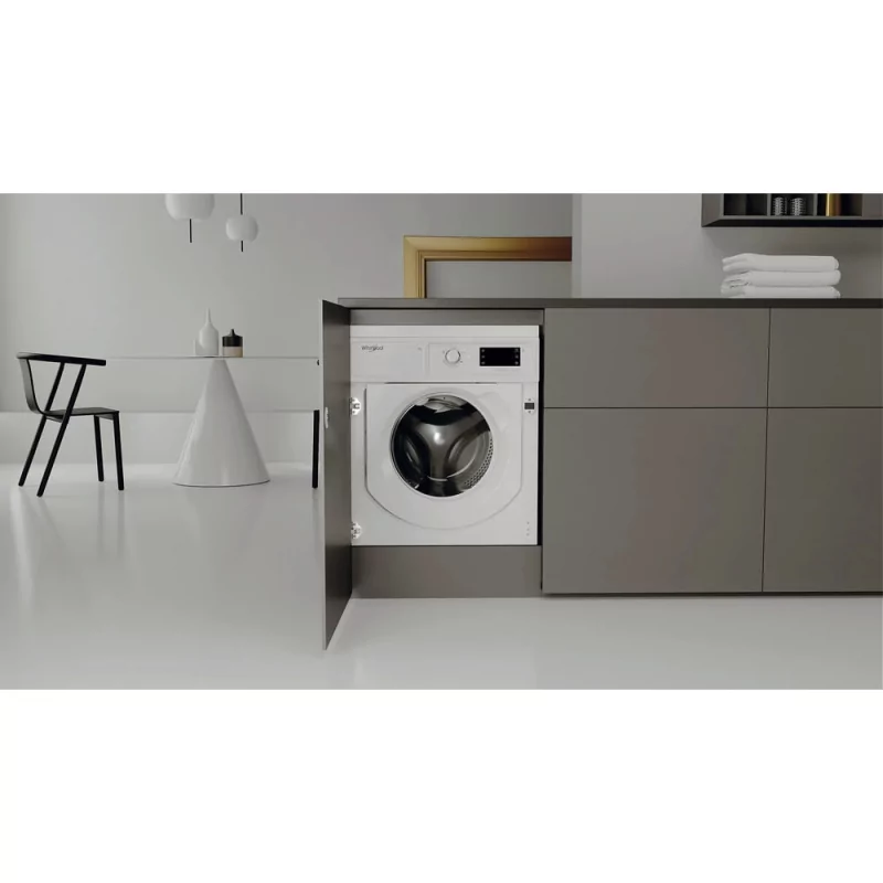 Kontrolsat - Máquina de Lavar Roupa de Encastre Whirlpool - 9Kg - 1400RPM - BIWMWG-91484E-EU