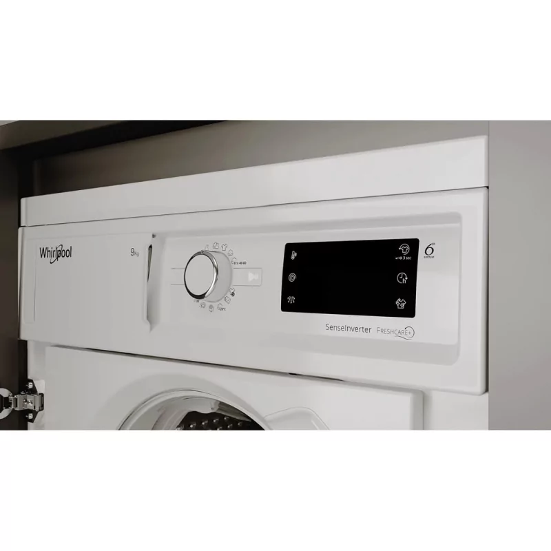 Kontrolsat - Máquina de Lavar Roupa de Encastre Whirlpool - 9Kg - 1400RPM - BIWMWG-91484E-EU