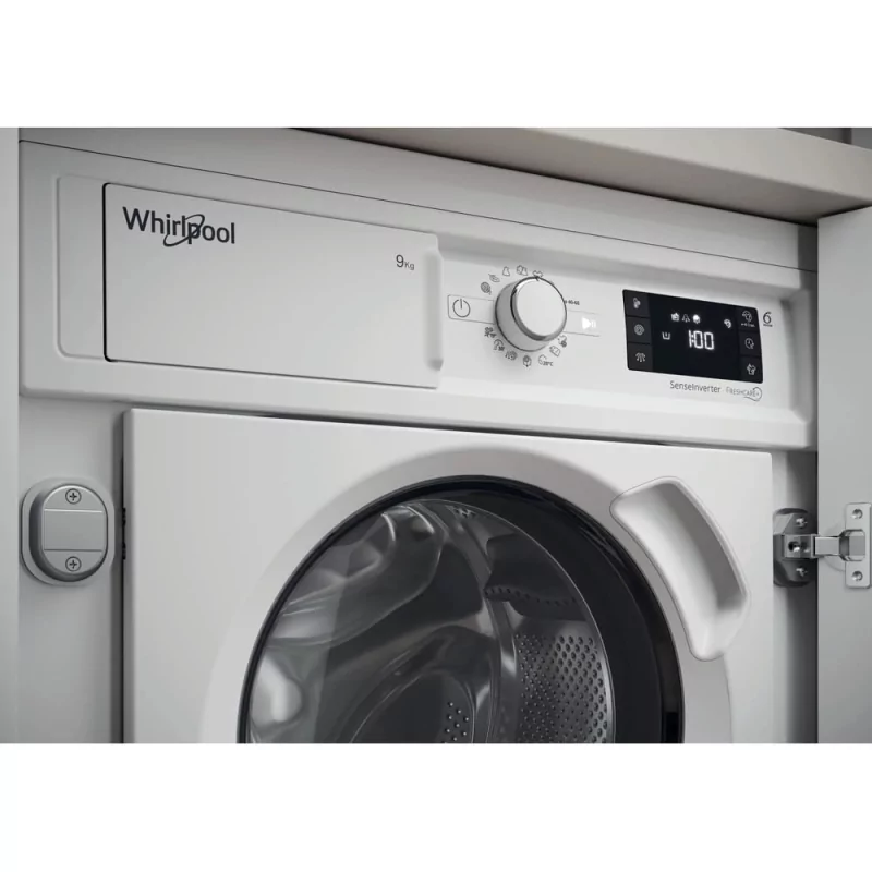 Kontrolsat - Máquina de Lavar Roupa de Encastre Whirlpool - 9Kg - 1400RPM - BIWMWG-91484E-EU