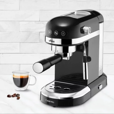 Kontrolsat - Máquina de Café Expresso Ufesa - 1350W - 20 Bares - Rápido Aquecimento Kontrolsat - Máquina de Café Expresso Ufesa - 1350W - 20 Bares - Rápido Aquecimento